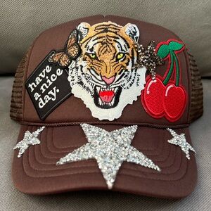 Patch trucker hat